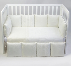 Дитячий постільний комплект Veres Ivory Lace 6 одиниць